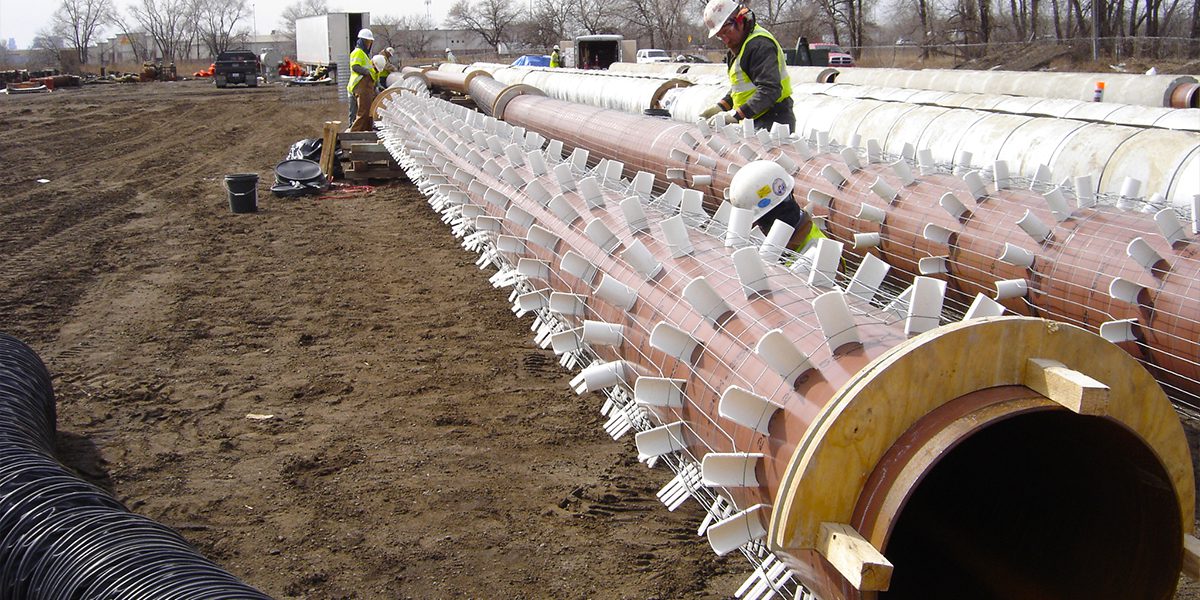 Natural gas pipe
