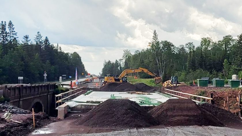 Bridge under construction