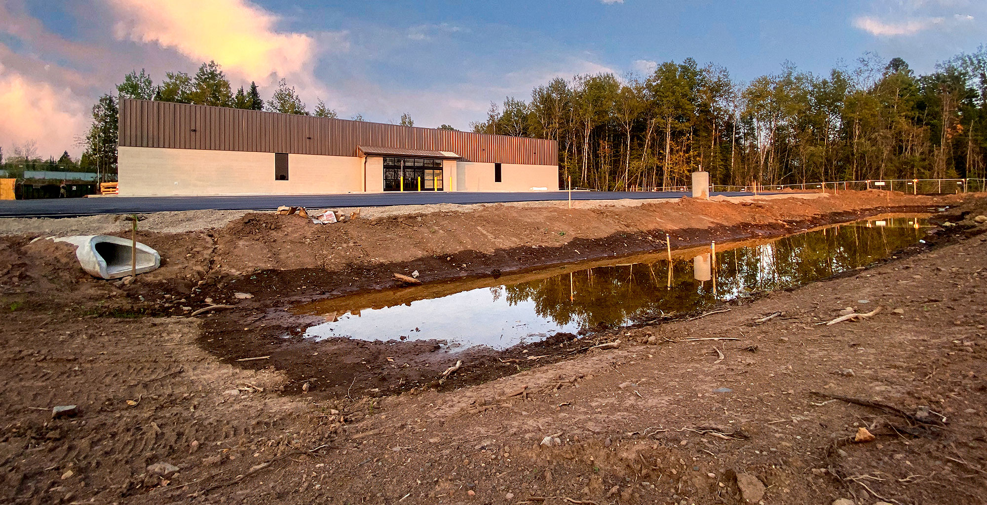 Land development site