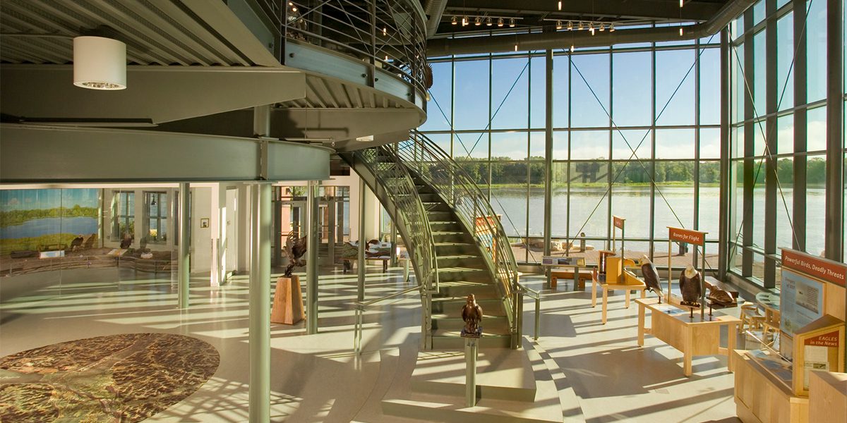 Interior of the National Eagle Center