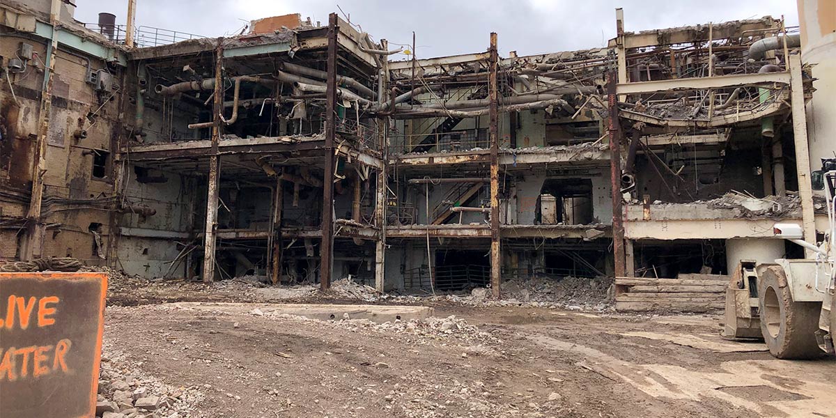 Building demolition