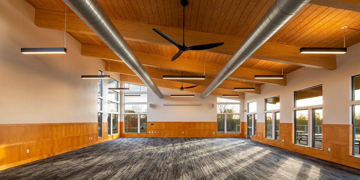 Empty meeting room
