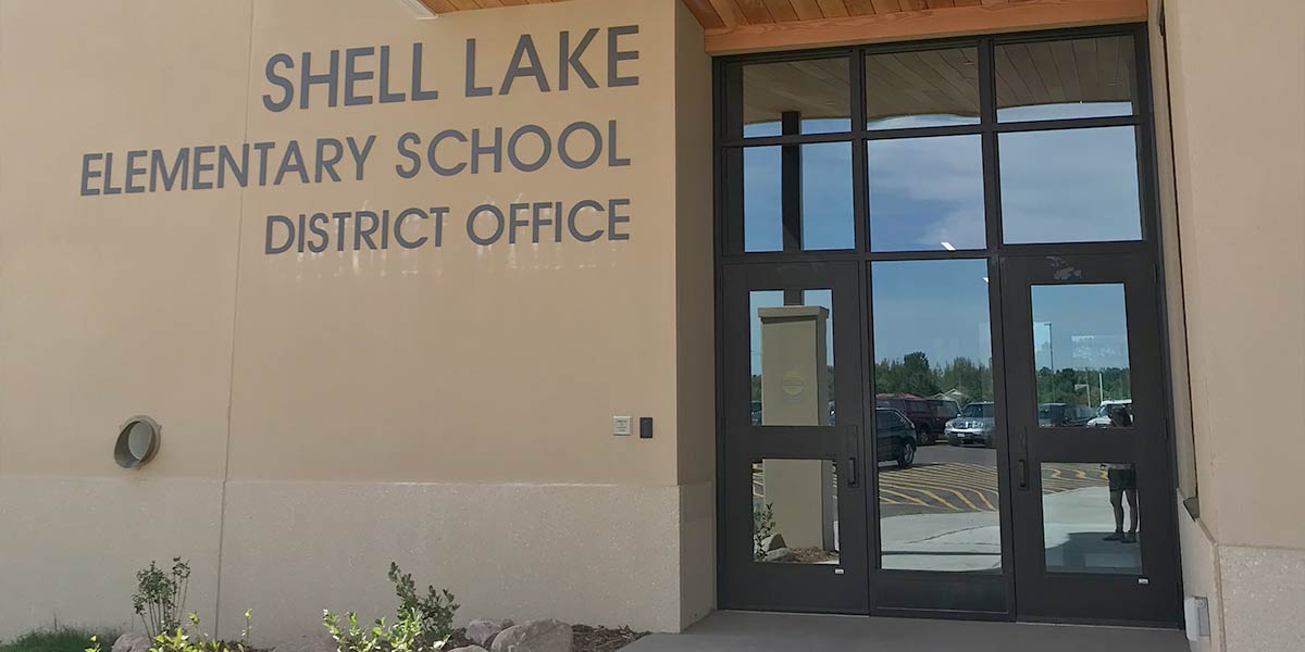 Shell lake entrance