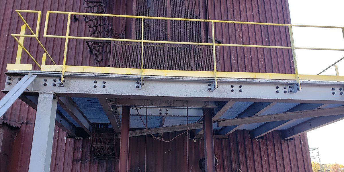 industrial building catwalk