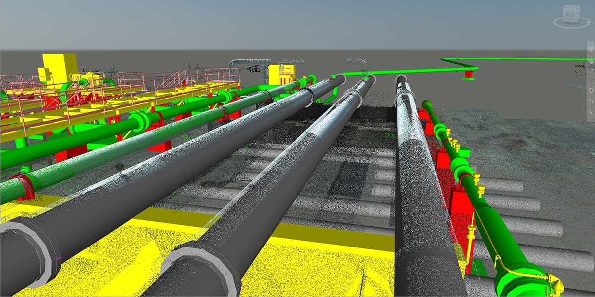 3d model of pipes
