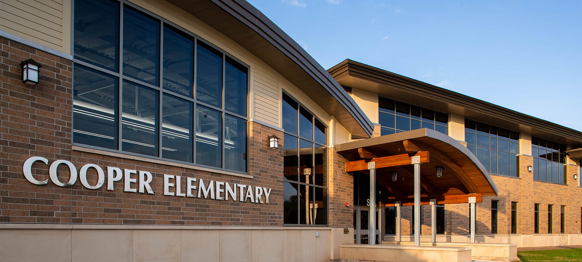 Cooper Elementary school entrance