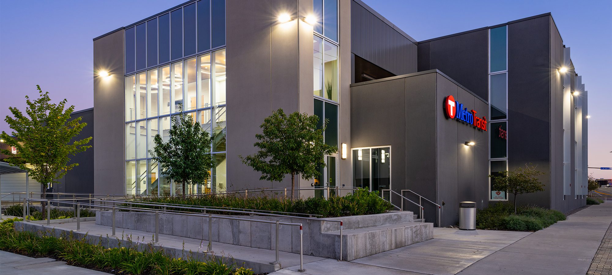 MetroTransit garage exterior