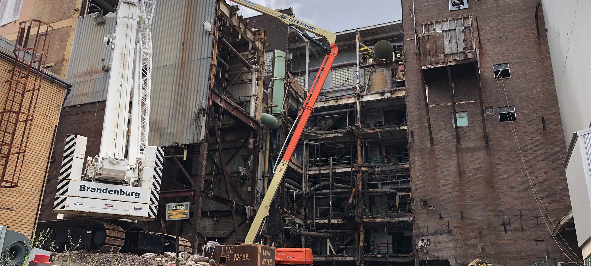Building demolition