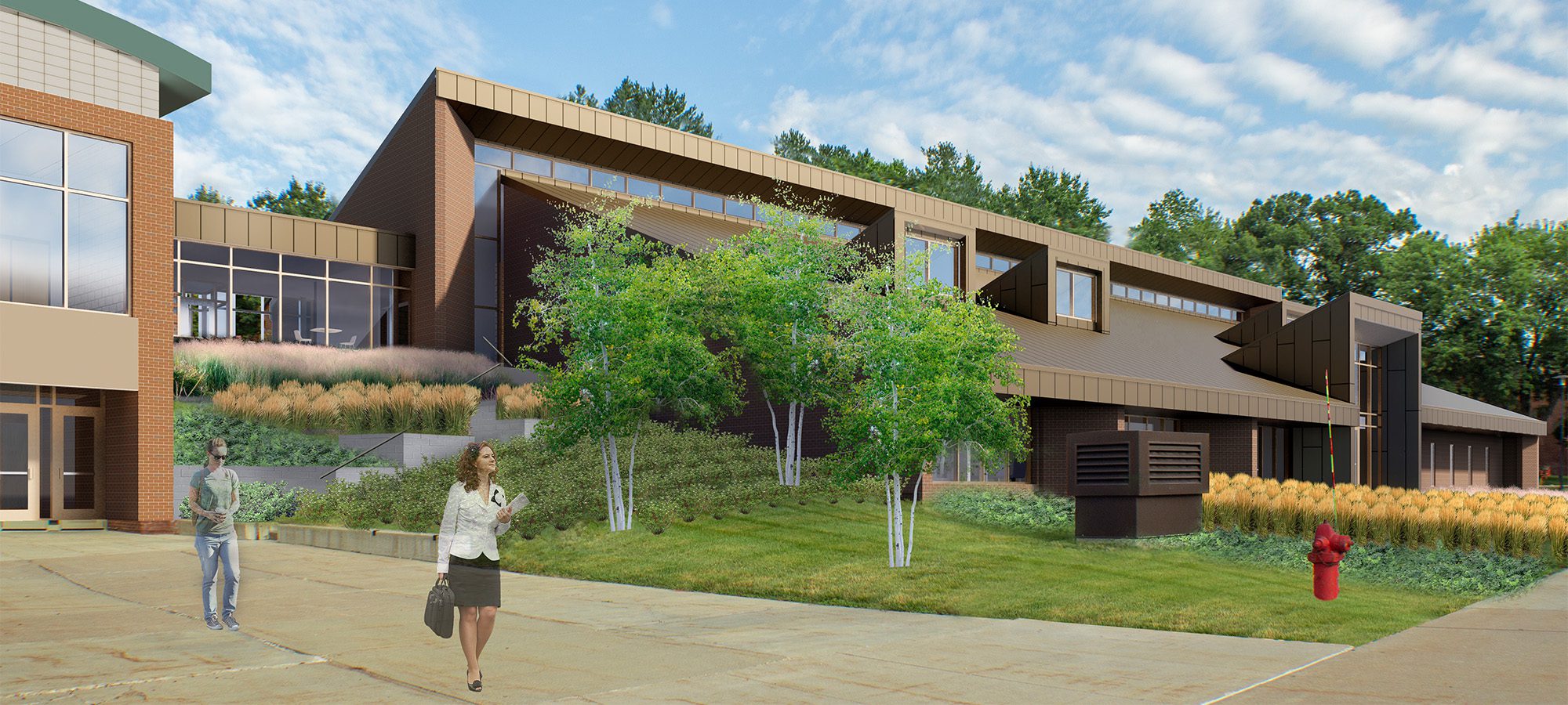 Classroom building exterior