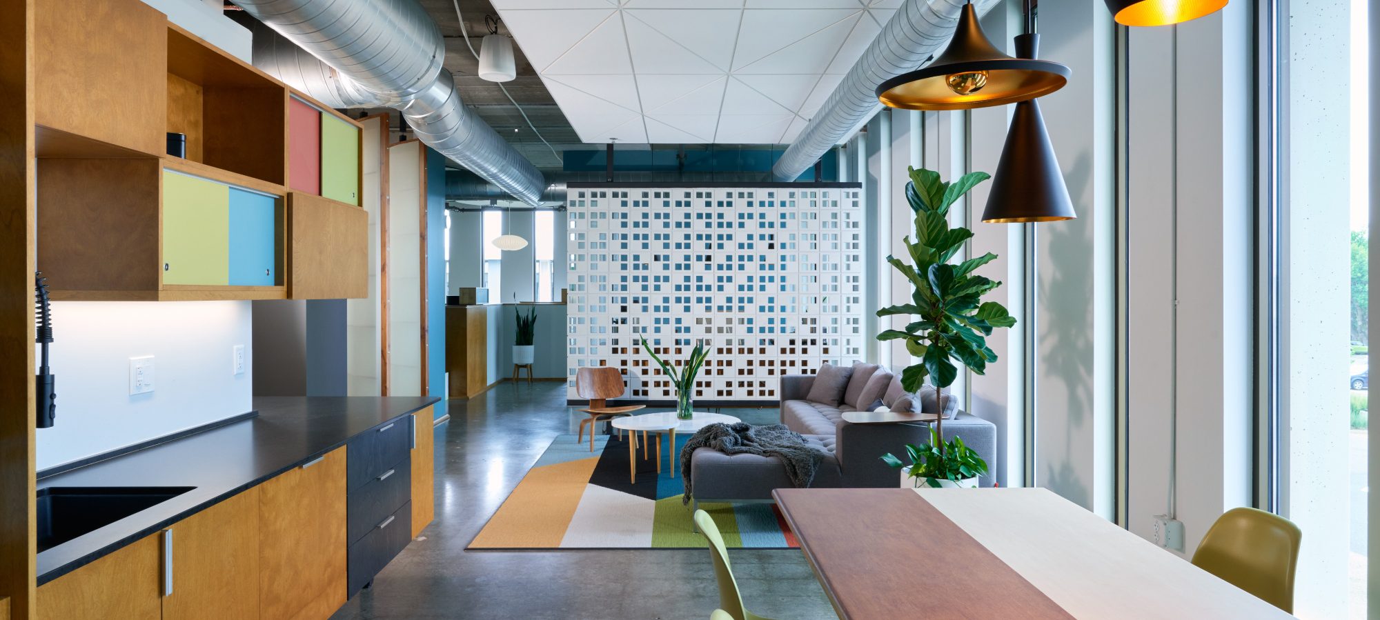 Midcentury lobby