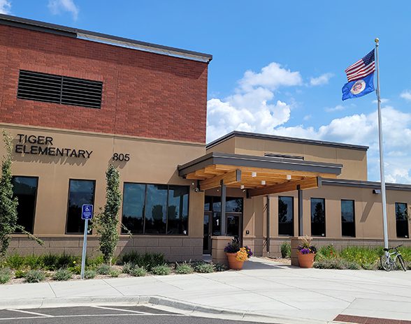 Exterior view of main entrance
