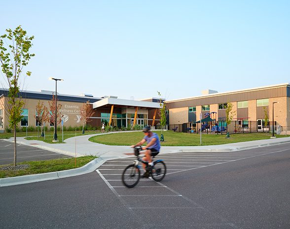 person on bike